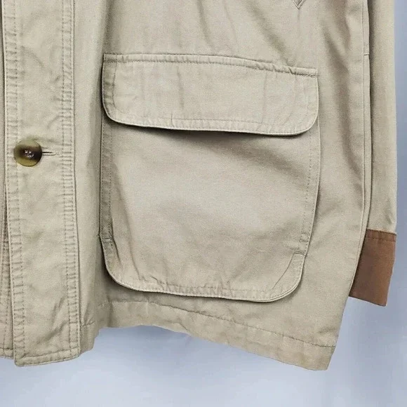 VTG DUXBAK Men's Chore Jacket M Brown‎ Canvas Mohawk Duck Rainproof Hunting Coat - Picture 2 of 13